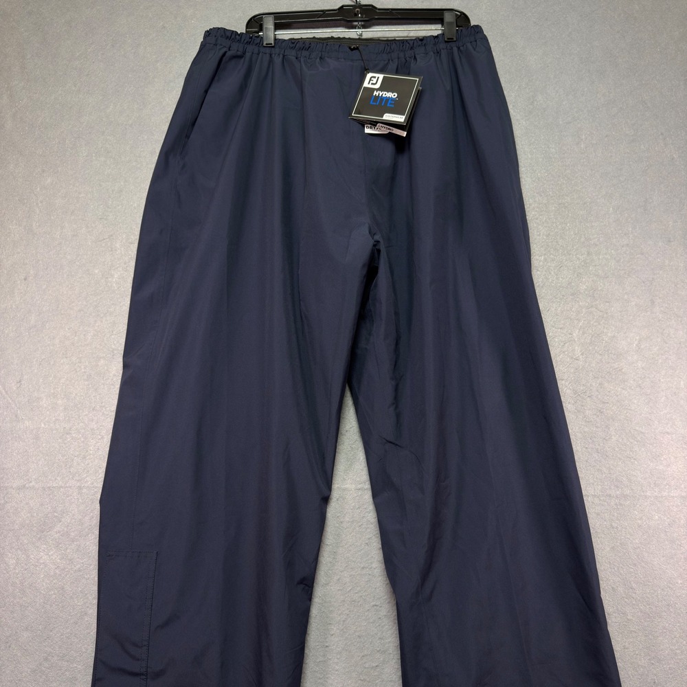 FootJoy DryJoys HydroLite Men Navy Blue Waterproof Golf Rain Pants XXL 35534 NEW